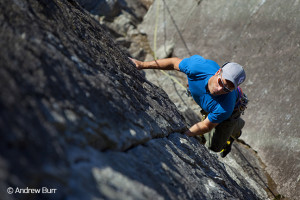 Roger Strong, Cold Comfort 5.9, Smoke Bluffs, Squamish, BC