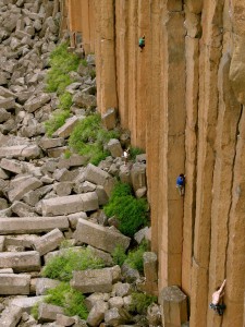 Climbers on the Main Wall.