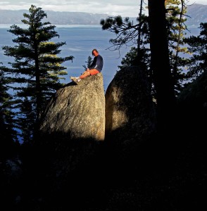 Lake Tahoe bouldering guidebook author Dave Hatchett