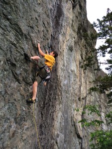 Eric Seaton at the 82 Crag
