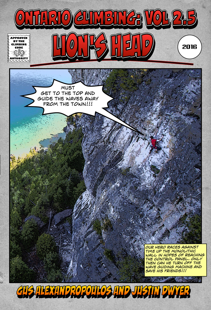 Ontario Lion's Head Rock Climbing Guidebook