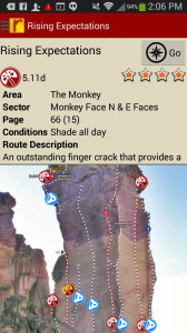 Smith Rock Climbing details Android