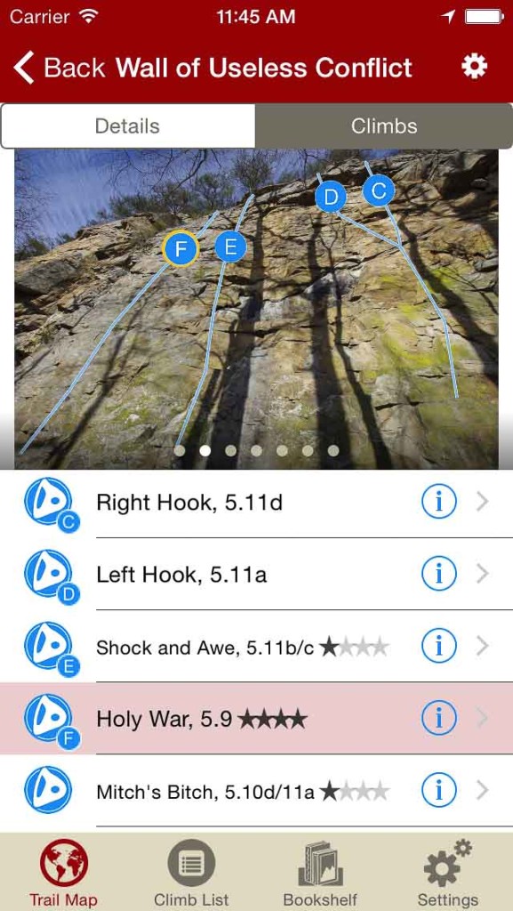 Foster Falls Rock Climbing Guidebook