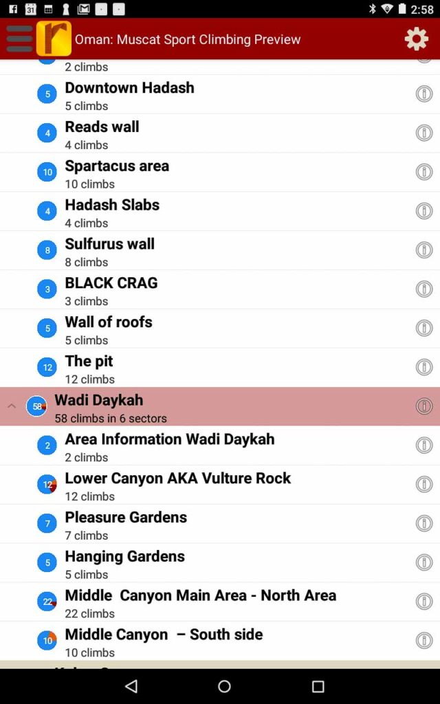 Oman Muscat Sport Climbing Guidebook