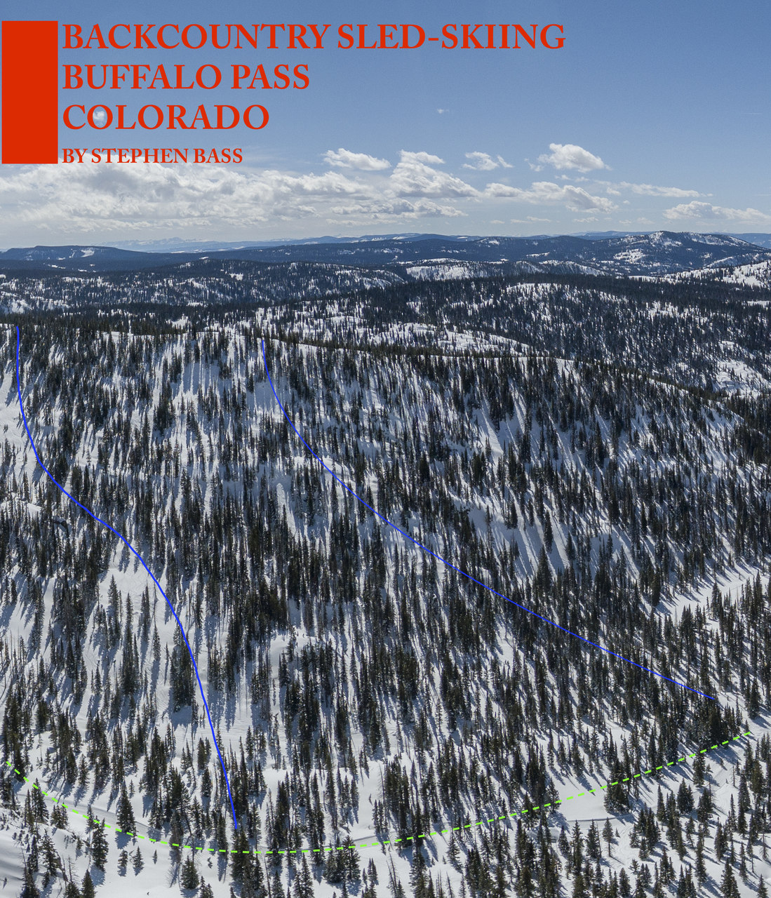 Backcountry SledSkiing Buffalo Pass, Colorado Guidebook