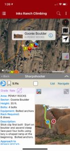 Explore Inks Ranch climbing via an interactive trail map.